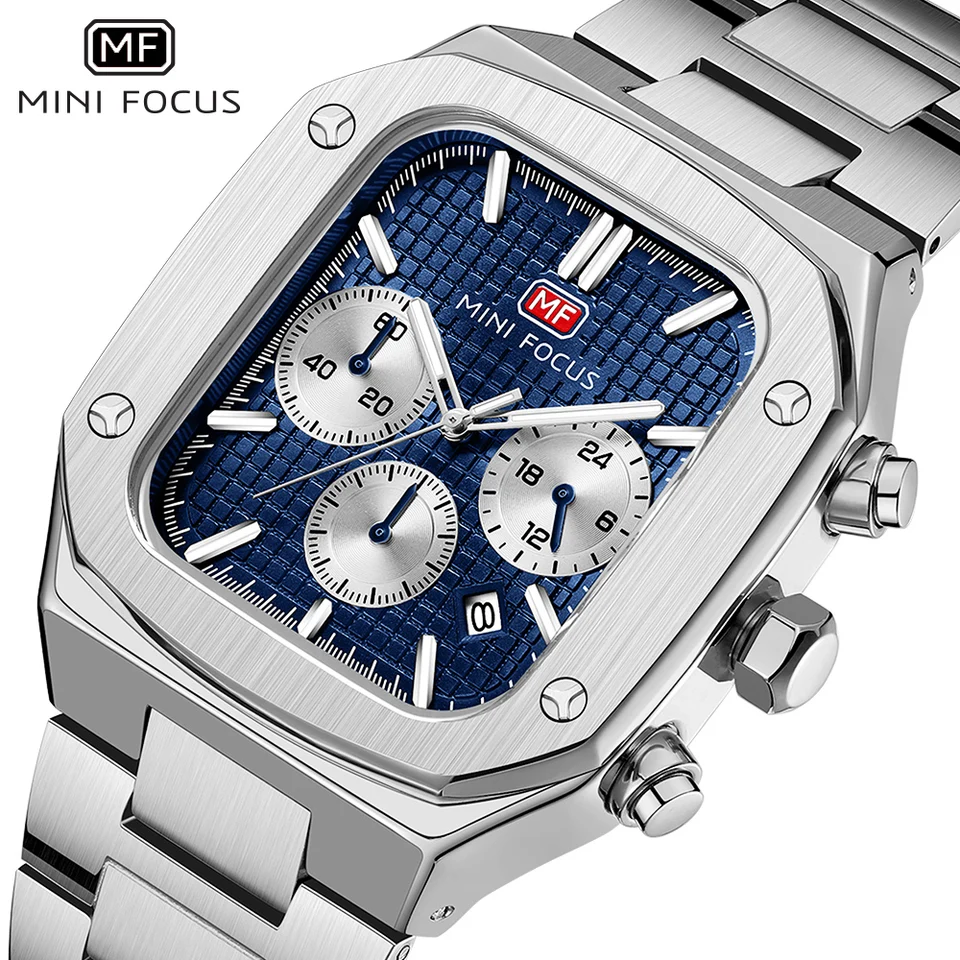 Nové pánske hodinky Mini Focus Top značka Luxury Castless Casual Quartz Watch Pánske športové hodinky hodinky hodinky relogio maskulino