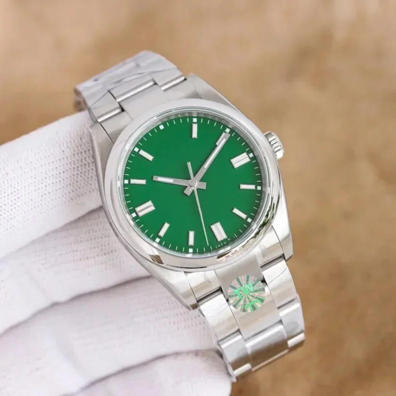 Nové pánske hodinky oceľové pásmo Automatické mechanické hodinky Candy Pary Watch Luxury Watch for Women