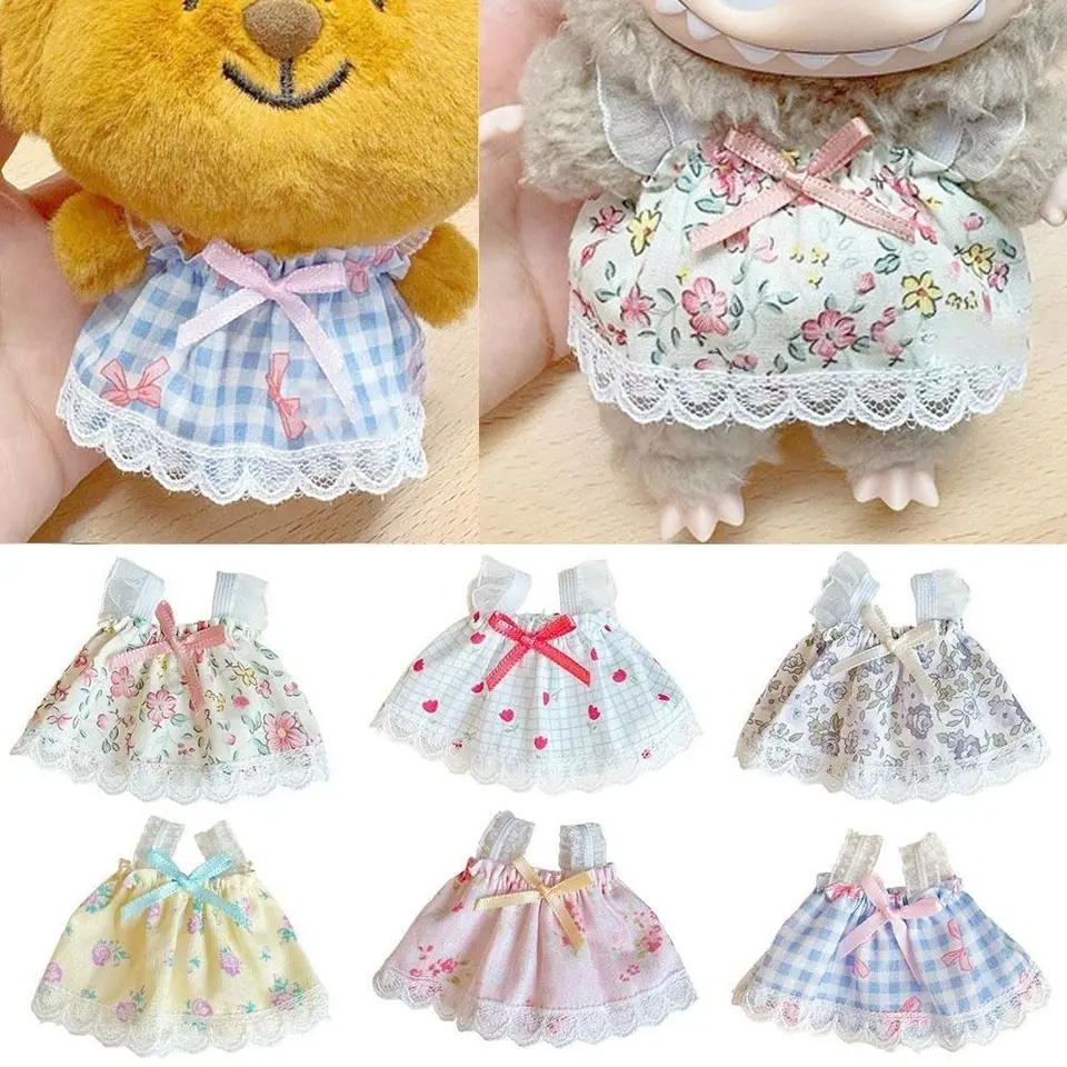 Nové roztomilé bábiky Krásne oblečenie doplnky princezná šaty plyšové bábiky oblečenie za 15 cm bavlníkovú bábiku/pre bábiky EXO Idol