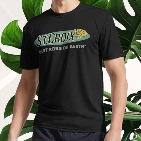 Nové rybárske logo St Croix Active T-Shirt Logo Tričko Funny Size S TO 5XL