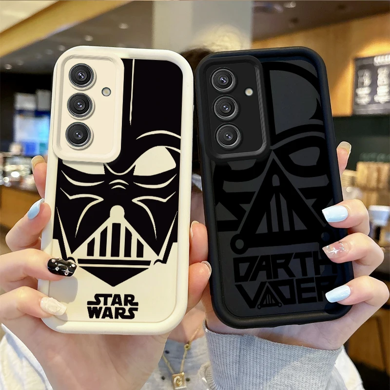 Nové S-Star W-Wars Darth Vader Telefón pre Samsung Galaxy S25 S24 S23 S21 Ultra Plus S24 S23 S21 S20 Fe A73 A55 Silikónový kryt