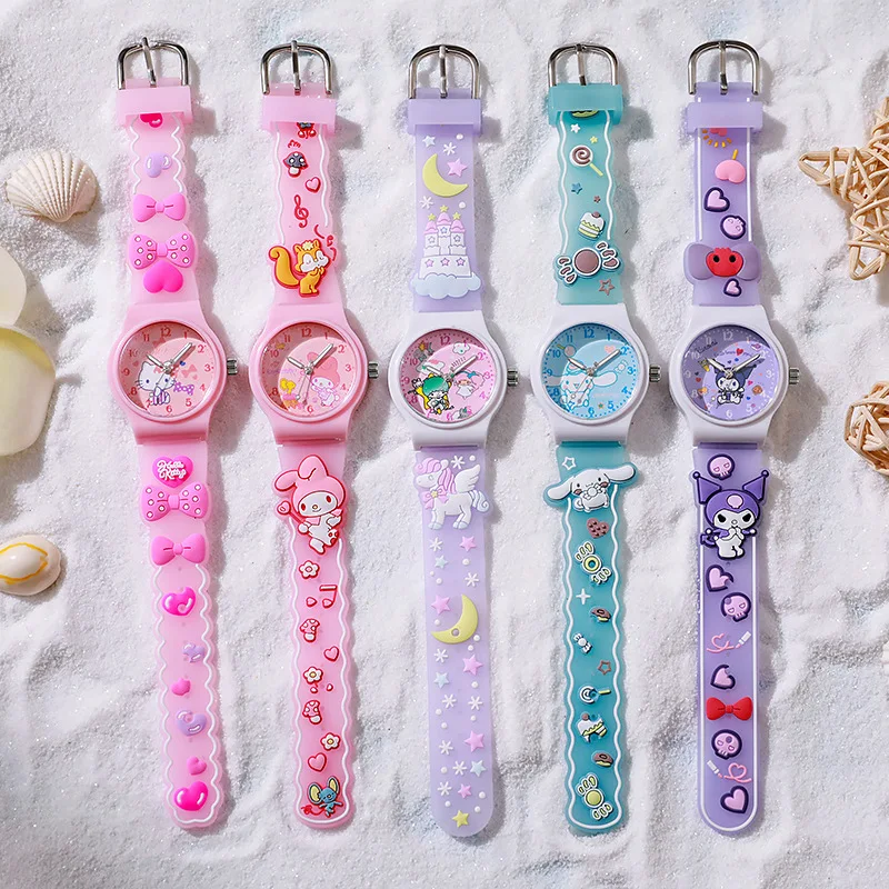 Nové silikónové hodinky Sanrio Silikone Kawaii Karika