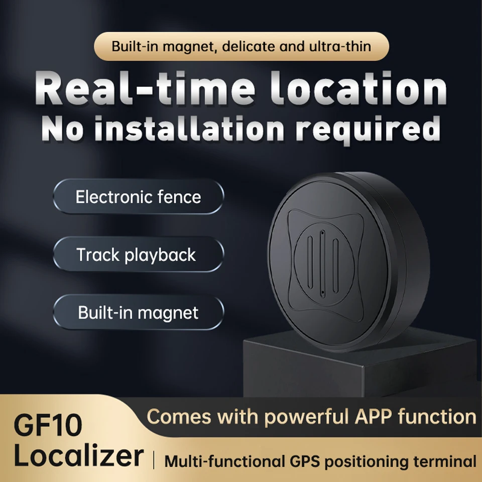 Nové sledovanie GF-10 GPS Tracker Tracking Magnetic Smart Finder Locator Trackers Pets Detské deti v reálnom čase anti-Lost Locator