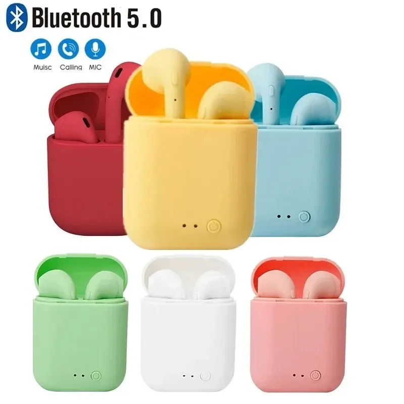 Nové slúchadlá I12 TWS Macaron Serfones Wireless Bluetooth 5.0 Matte Sport Binaurálne slúchadlá