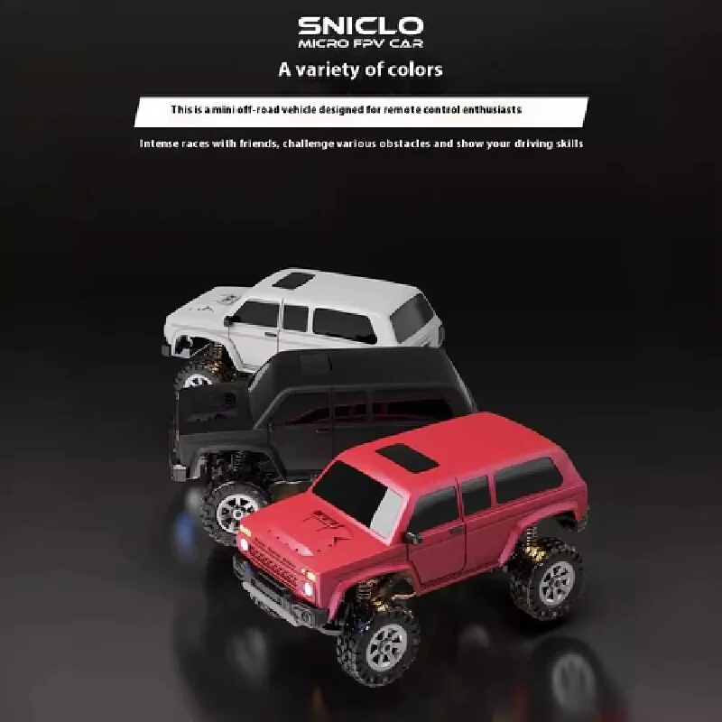 Nové Sniclo 1:43 Mini Simulation lezenie FPV diaľkové ovládanie automobilu RC 4WD Narodeniny hračky na stole mimo cesty