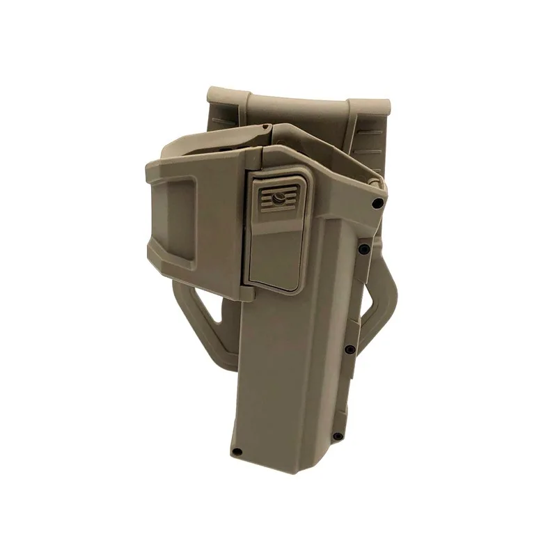 Nové taktické pištoľové puzdrá pre Glock 17 G19 G22 Gen 1-4 s baterkou alebo laserom namontovaným pravým pásovým pásom pásu pásu