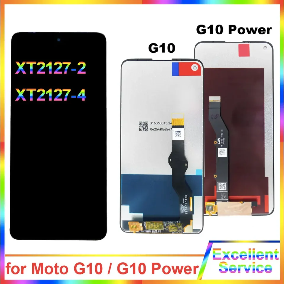 Nové testované LCD pre Motorola Moto G10 Power XT2127-4 LCD displej dotykovej obrazovky Výmena pre Moto G10 LCD s rámom