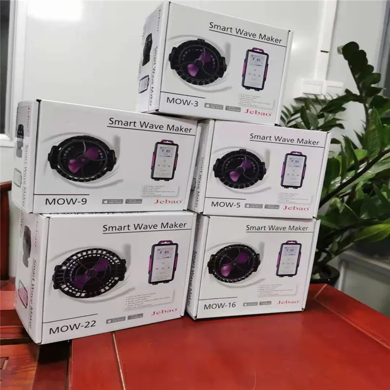 Nové tiché čerpadlo Jebao Smart Wave Pump s WiFi LCD displej ovládača Wakera Maker Pump Mow-3 5 9 16 22 Bomba Motor Wave Machine Motor