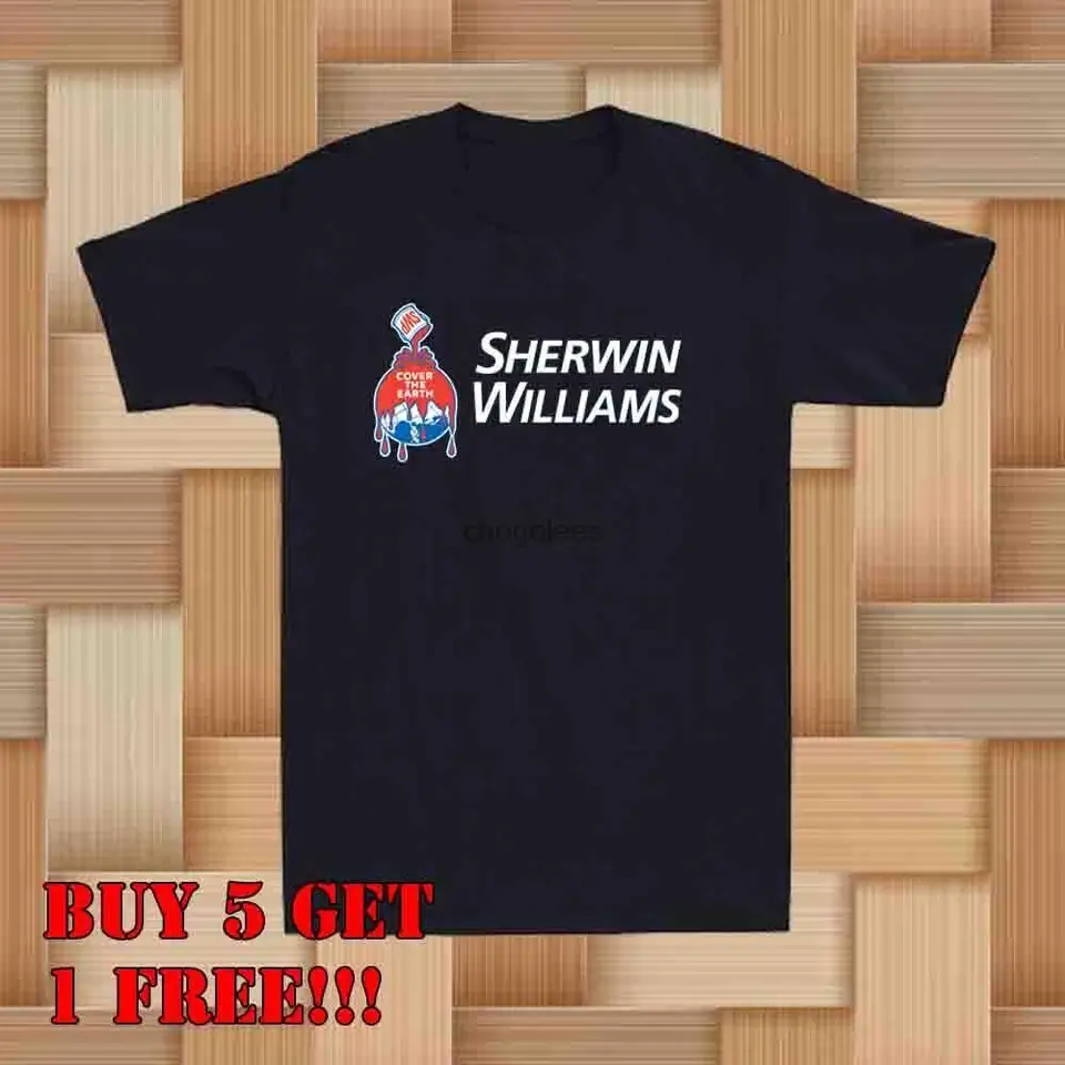Nové tričko !! Sherwin Williams Logo Unisex Mnoho farebných tričiek Veľkosť S - 5xl