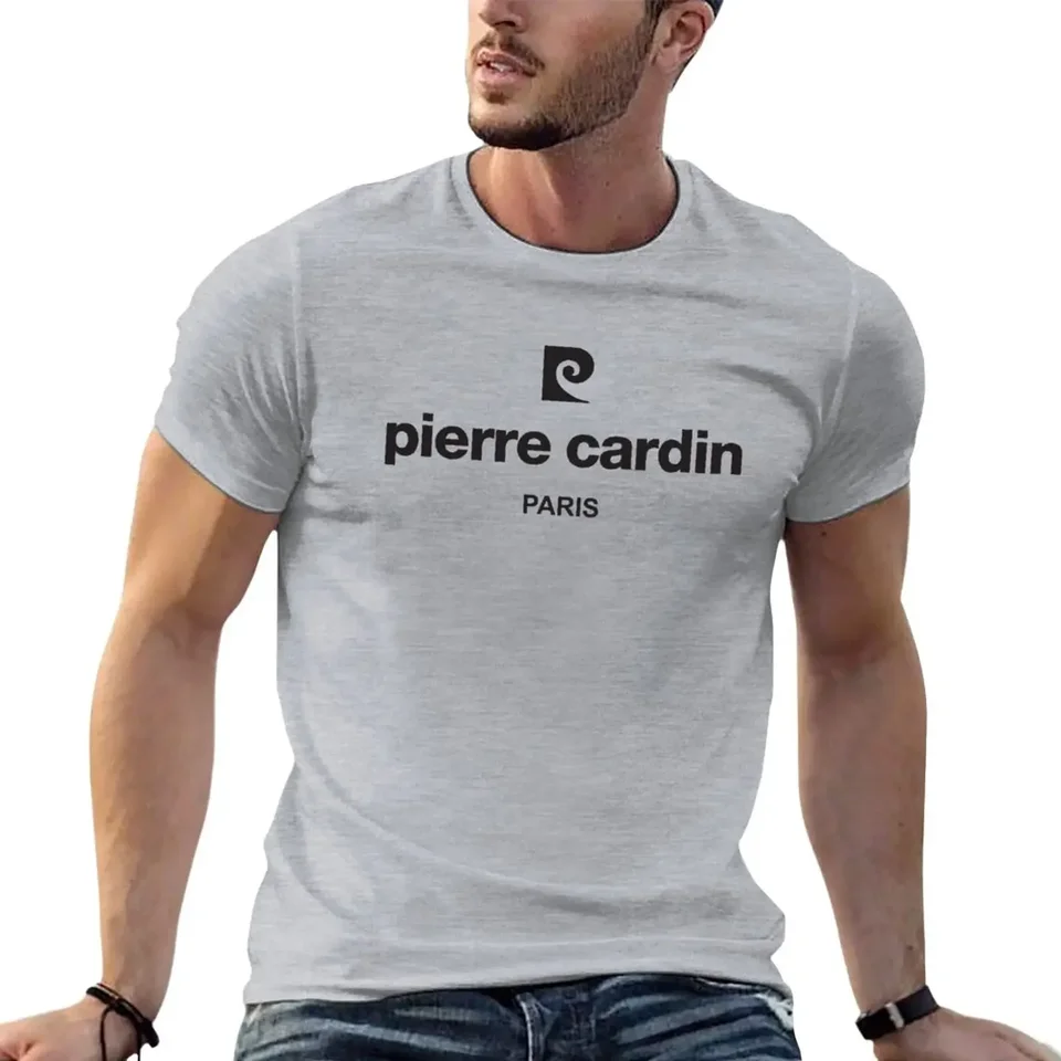 Nové tričká Pierre Cardin Tričko Tričko Športové tričká Vlastné tričká Rýchle sušenie tričko Plant Men's Cotton Tričko