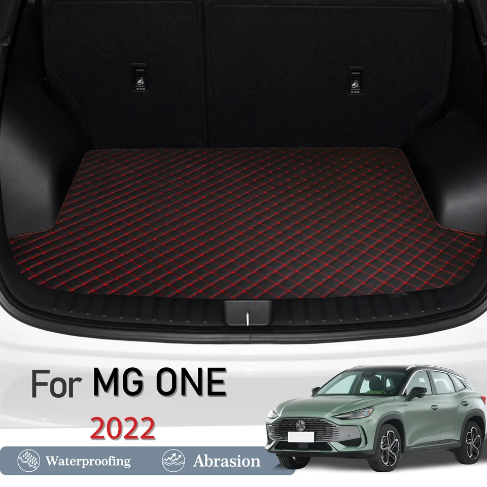 Nové umelé kožené auto Trunk Mat Zadný kmeň nákladný automobil Ochranné podložky Interiérové ​​príslušenstvo pre MG One 2022