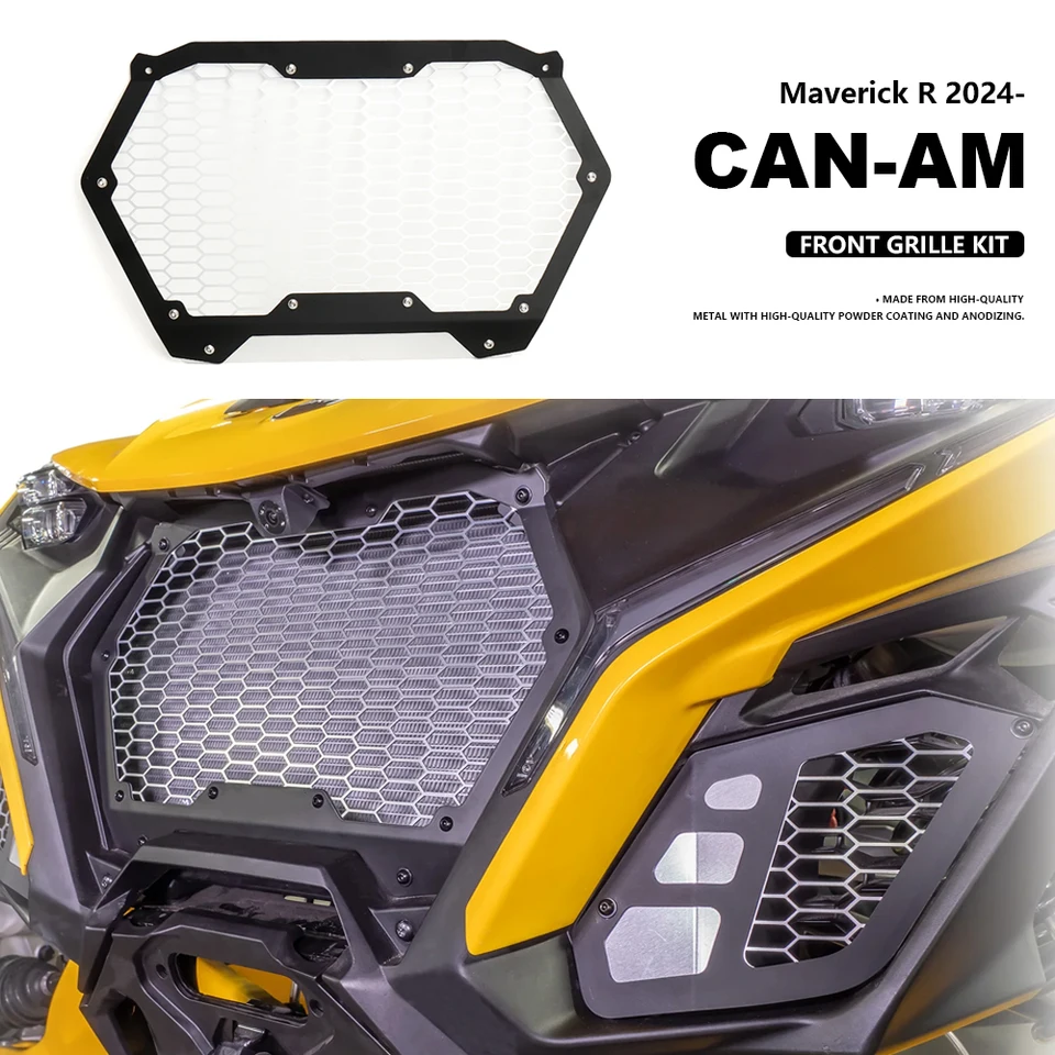 Nové UTV pre Can-Am Maverick R 2024 Maverick R For Can Am Maverick R 2025 Príslušenstvo Front Grill Kit Black