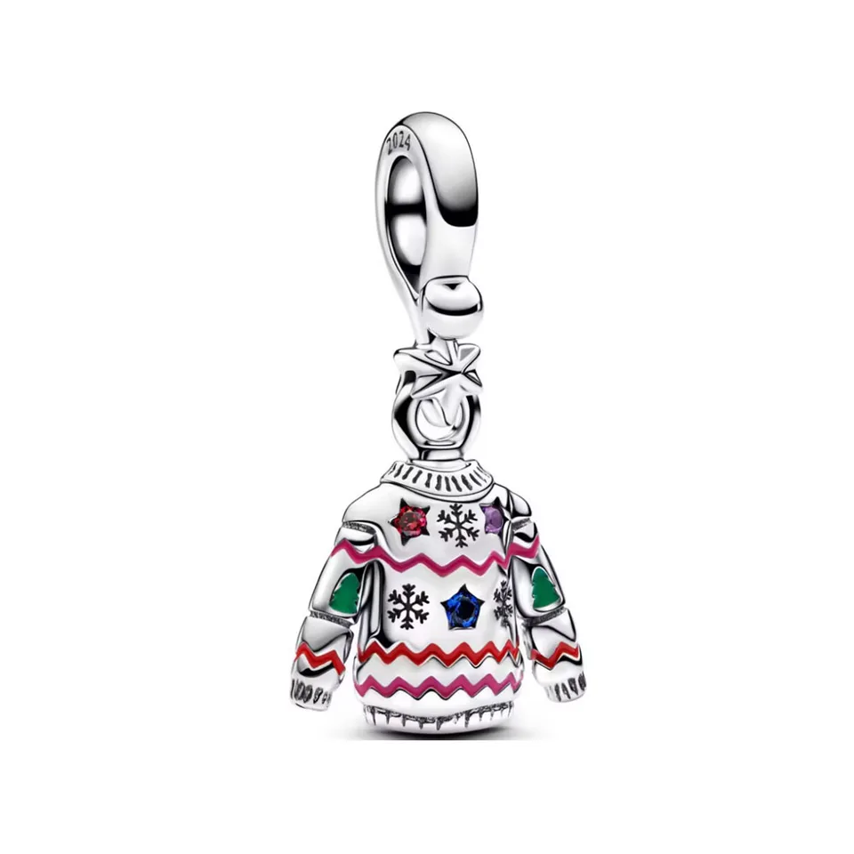 Nové vianočné kúzlo Európske DIY korálky Fit Original Charms 925 Sterling Silver náramok