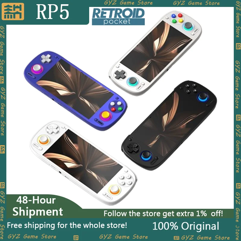 Nové vrecko RP5 Retroid 5 SD865 8+128G 5,5 palca OLED HD SCREE Bluetooth 5.1