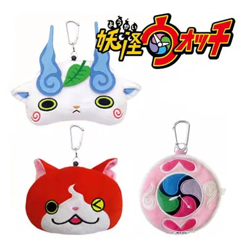 NOVÉ YO-KAI Watch Jibanyan Komasan dievčatá Dievčatá Plyšové mince Casse puzdro malé peňaženky Držiteľ kariet pre ženy