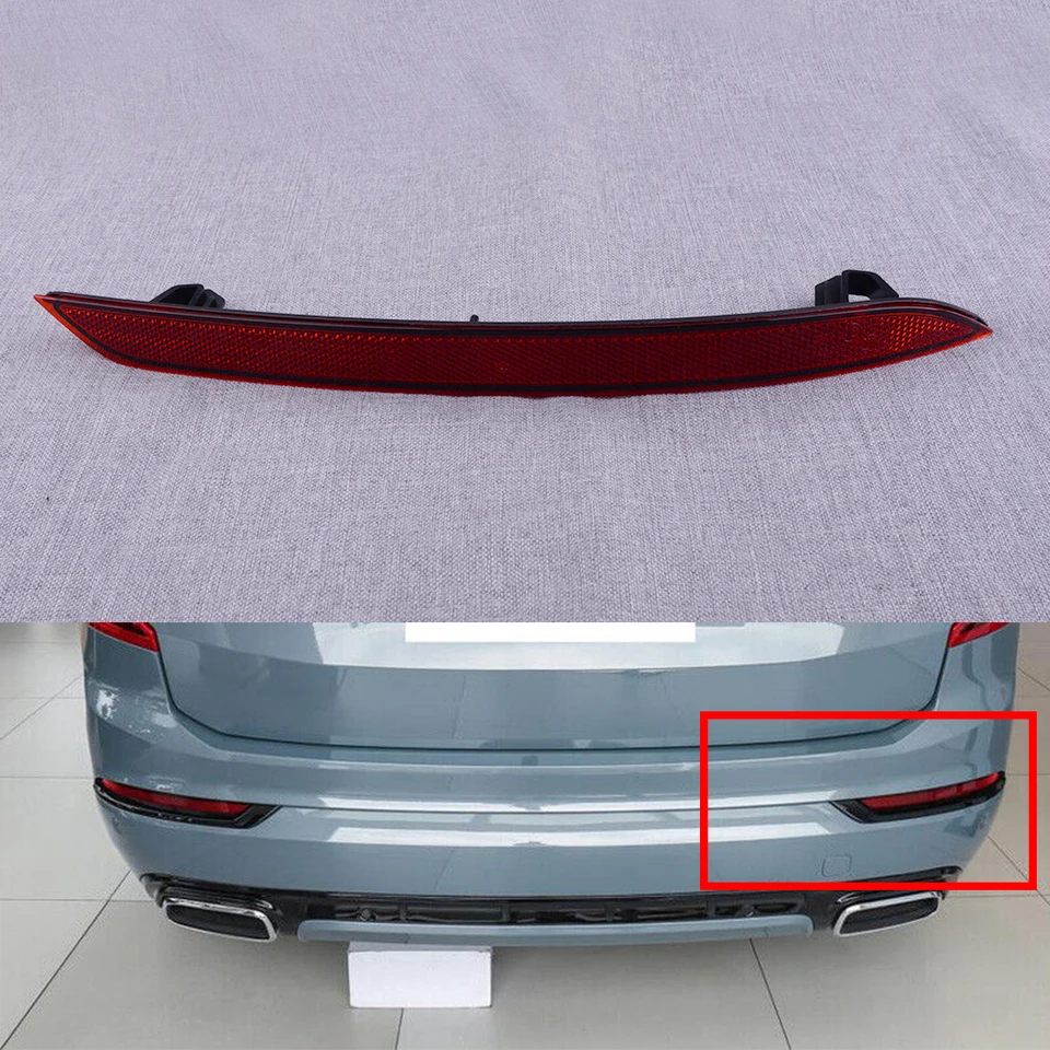 Nové červené ABS plastové plastové pravé bočné nárazníky REFLECTOR REFLECTOR 32293627 FIT FOR pre Volvo XC60 XC90 2018 2019 2020 2021