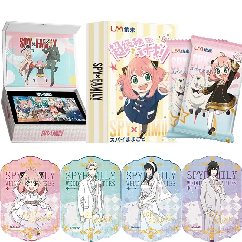 Nové špionážne rodinné karty Super Secret Project Anya Forger Yor Forger Sylvia Sherwood alebo anime zberné karty Cards Toy Gift