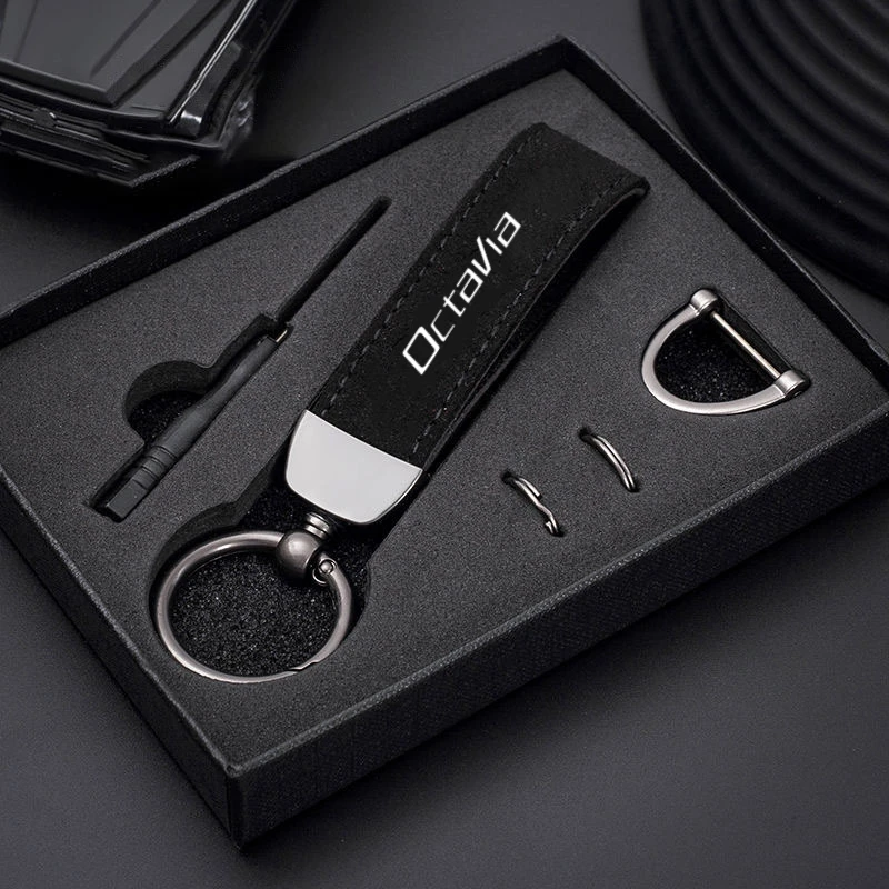NOVÉ ŽENY MEN LUXURY AUTO KLASICKÉ Sužné kožené autá Kľúčové doplnky pre Skot Octavia Rapid Superb Fabia Kodiaq Kamiq Karoq