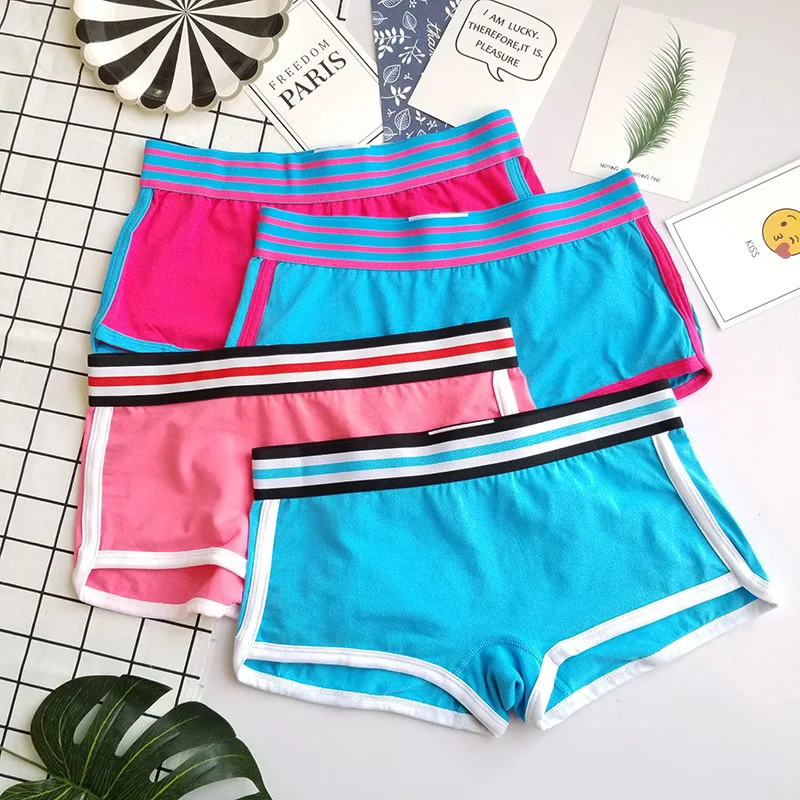 Nové ženy ultra mäkké bavlnené boyshorts módne dievčatá briefingy vychádzka z fitnes spodná bielizeň horúce nohavičky sexy dámy boxerky nohavičky