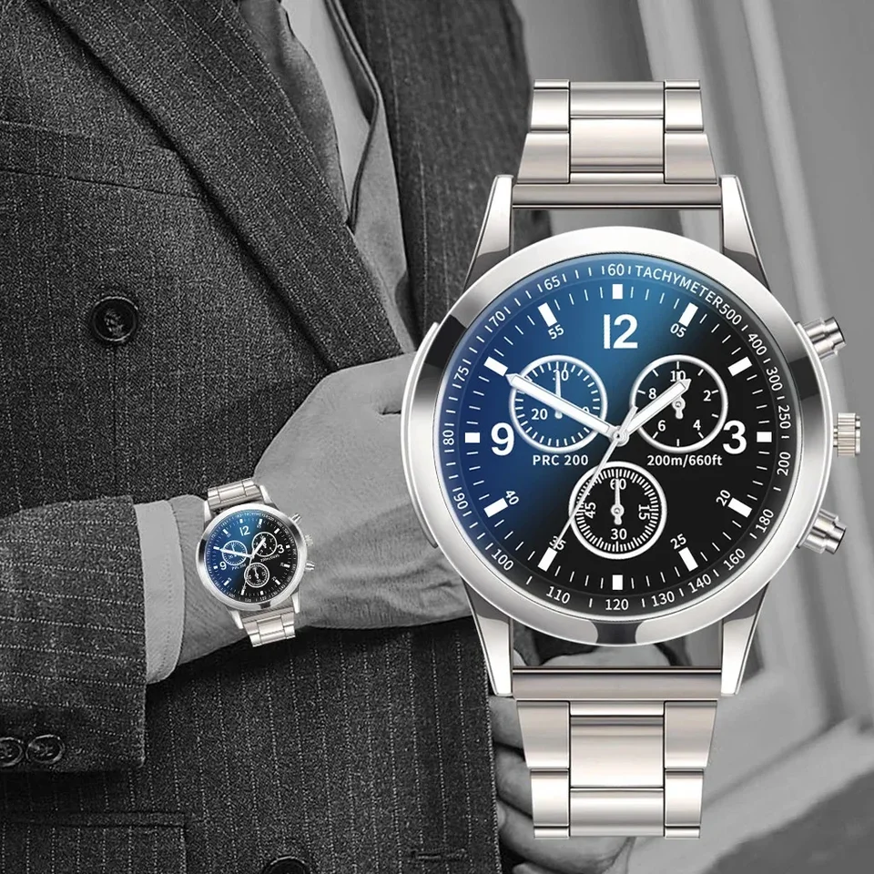Noví muži hodinky Luxusná skupina Round Watch Fashion Blu-ray Roman Watch for Man Relojes para hombre שעון ספוט часы мужские наручные