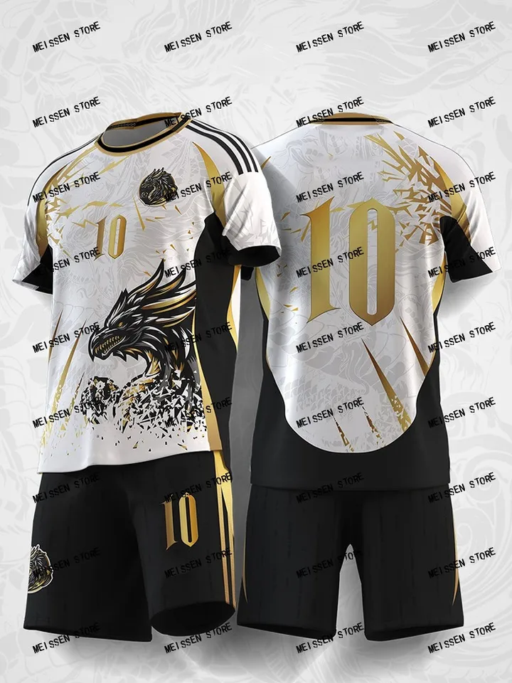 Noví prílety Pánske futbalové dresy súpravy Špeciálna edícia Kit pre dospelé dieťa Tshirt Set Tím Team Uniform Suits Futbalové košele súpravy
