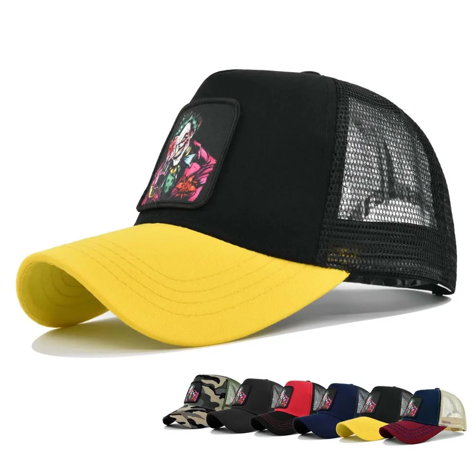 Noví vonkajší muži baseballová čiapka Ženy bavlna Joker Patch Sun Sun Cap Summer priedušná svapkacia hip hop klobúk mužský trucker klobúk gorra