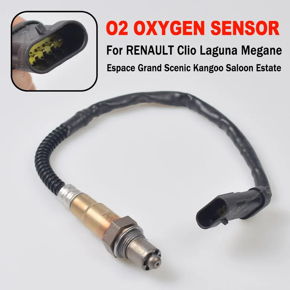 Nový 0258006295 7700107433 0258006046 O2 Oxygenový senzor vhodný pre Renault Clio Laguna Megane Scenic 1.6i Hatchback Saloon Estate