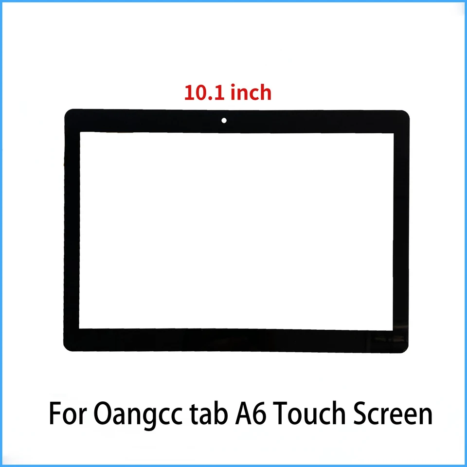 Nový 10.1 palca pre kartu OangCC A6 Tablet PC PC Kapacitná dotyková obrazovka Digitalizátor Senzor Externý sklenený panel Karta A6