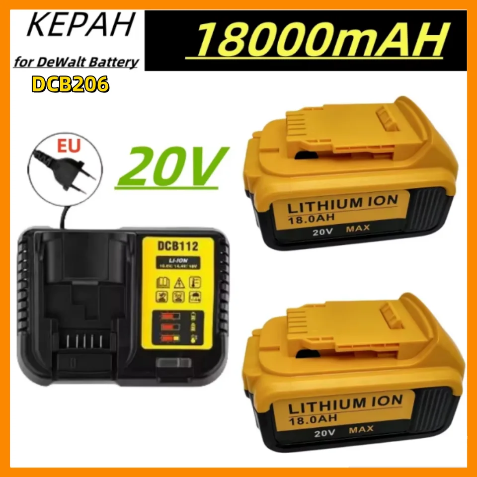 Nový 100% pôvodný 18000 mAh 20V pre batériu DCB206 20V 18.0AH batérie DCB206 20V DCB205 DCB205 DCB205 DCB205 DCB205 DCB205