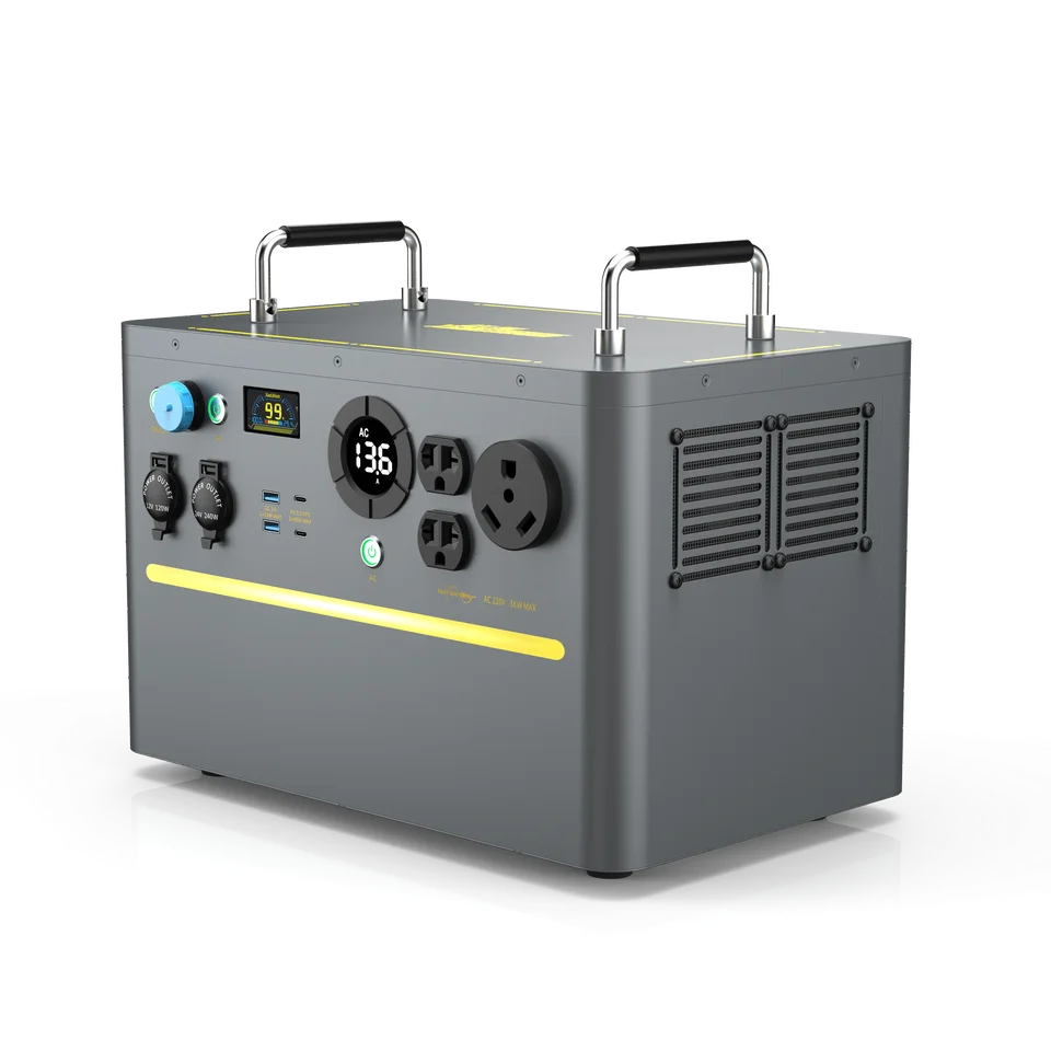 NOVÝ 110/220V AC DC12/24V PURE SININ WAVE SKLADOVANIE Solárna elektrická stanica 1 kW 1,5 kW 2KW 3KW Prenosná vonkajšia núdzová energia