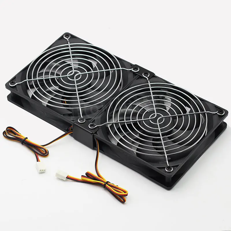 Nový 12 cm fanúšikovia PWM Najvýkonnejší pre bitcoinovú ťažbu 120 mm DC 12V 3500RPM 85CFM pre BTC Miner Bitcoin ASIC S7 S9