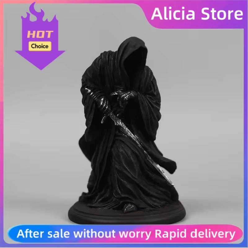 Nový 15 cm Dark Knight Witch King Čierny rytiersky kruhový duch duchovia postava živici socha dekorácie Darček Vysoko kvalitná zbierka
