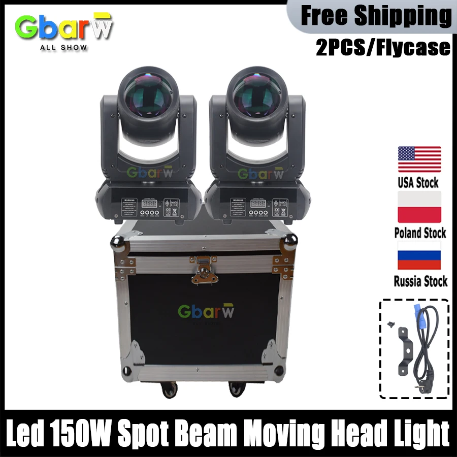 NOVÝ 1ks LETY 2KS 2KS Mini LED pohybujúca sa hlava 150 W lúč+ SPOT+ 18 Rotačné hranoly DMX Stage Light Effect Disco DJ Bar DJ