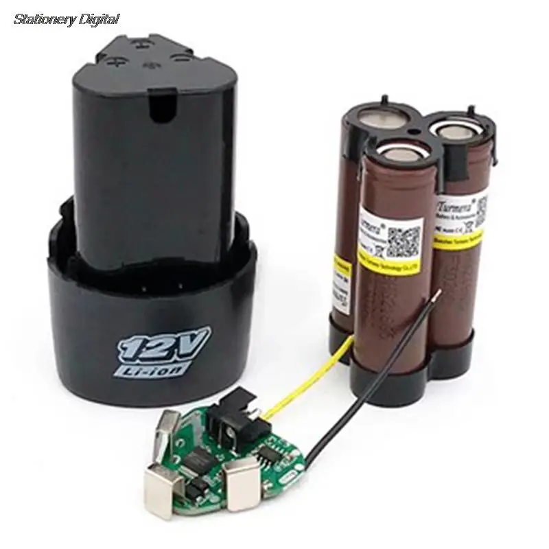 NOVÝ 1PC 3S 10,8 V 12V skrutkovač vŕtačka vŕtania batérie s 18650 HODER držiakmi 3S 30A BMS