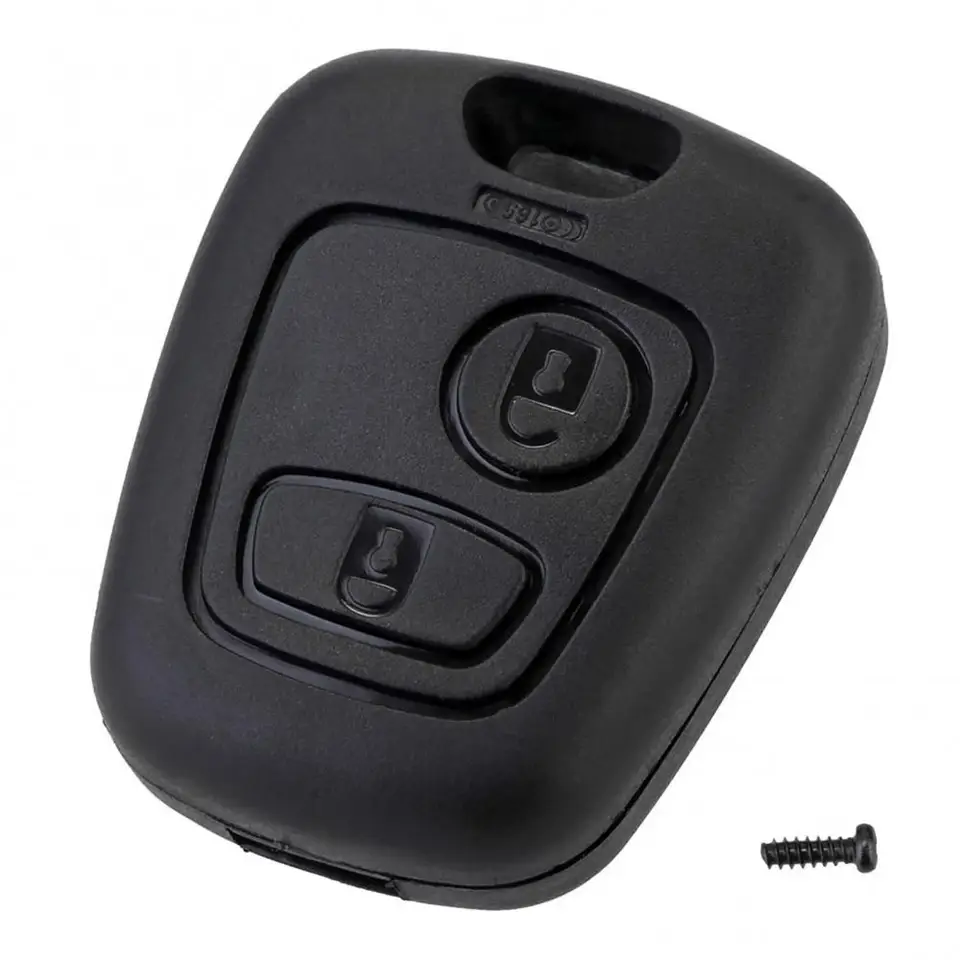 Nový 2-gombíkový kľúče auto fob puzdro pre obaly pre Citroen-C1 C2 C3 C4 Peugeot 307 107 207 407
