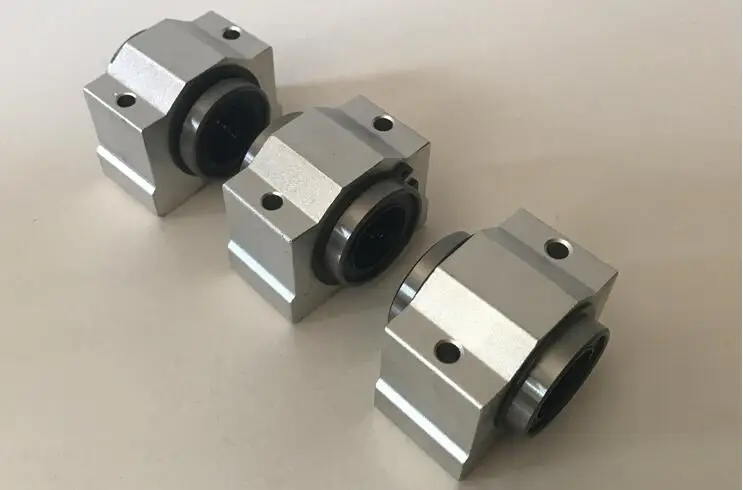 NOVÝ 20 mm ložový puzdro SC20V SC20VUU SCV20UU Lineárny ložisko pre 20 mm lineárny hriadeľ