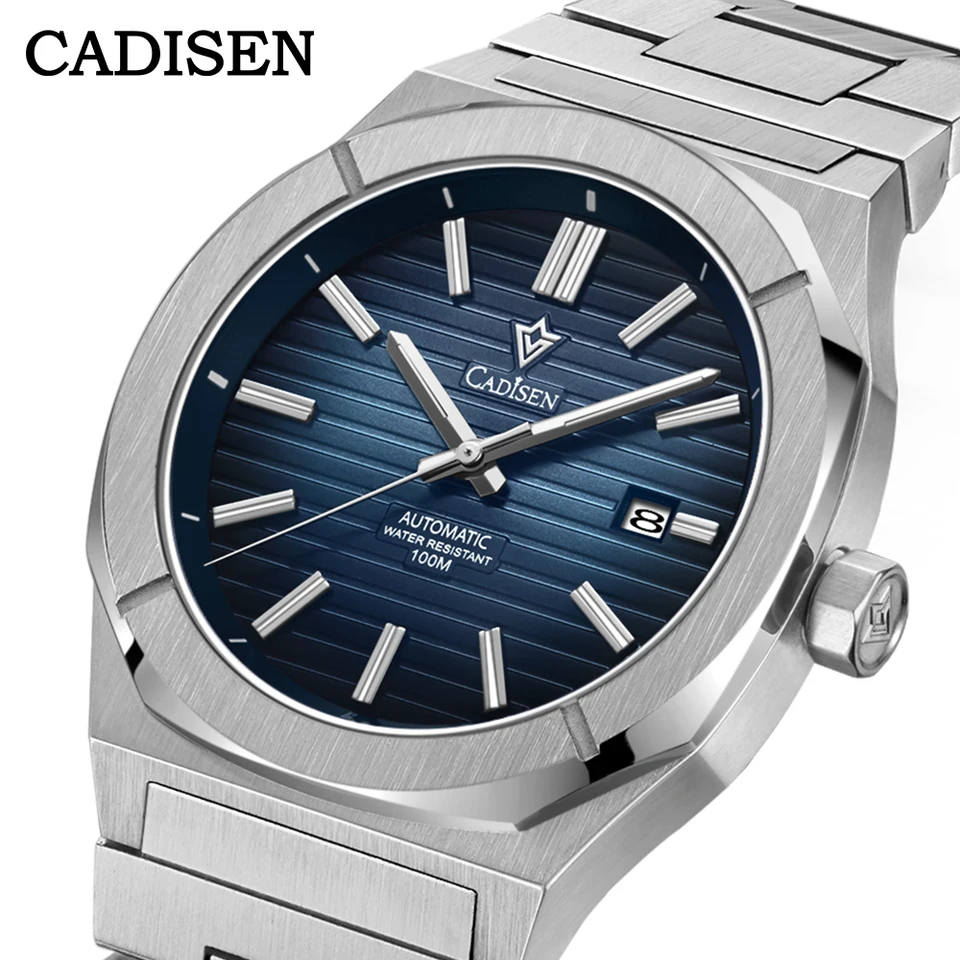 Nový 2025 Cadisen Diver Watch Luxury Sapphire NH35A Nemecký dizajnér muži