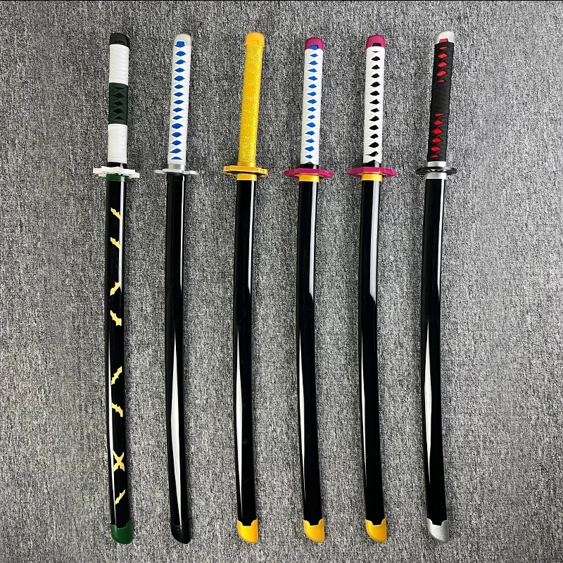 Nový 26 cm démonový zabijár Katana Kamado Tanjirou bambus meč anime cosplay prop drevený zbraň model ninja čepeľ katana dekor
