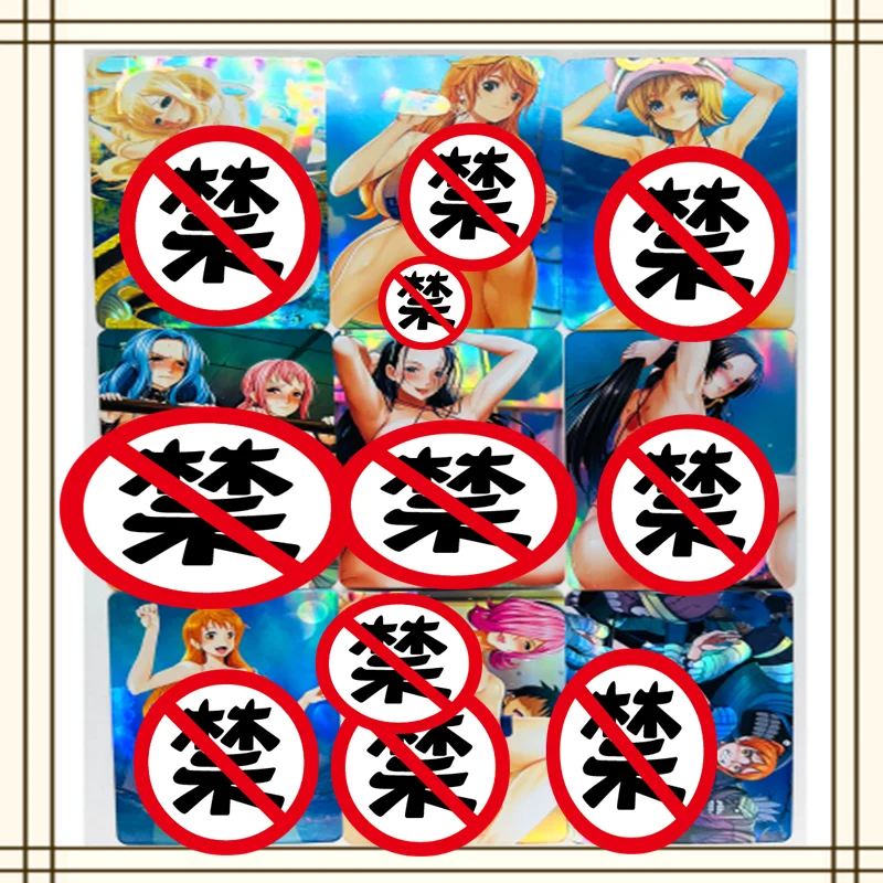 Nový 9 -dielny jeden kus Anmi Nico Robin Boa · Hancock Swimsuit Exponovaný hrdina porno -karta ultra inštinkt zberateľná karta