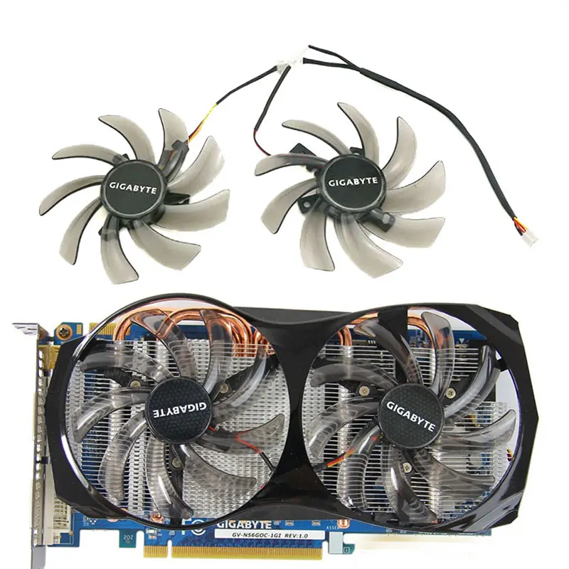 Nový 95 mm 3pin PLD10010S12H GV-N670 GPU ventilátor ， pre gigabajt GV-N550 N560 N650 N660 N670 R785 、 GTX 660 650