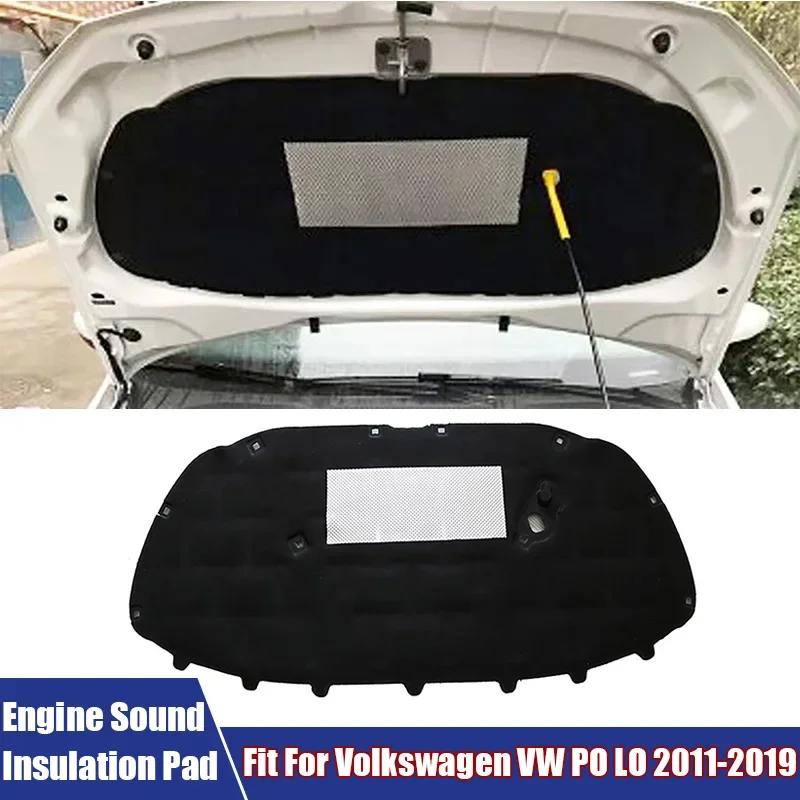 Nový automobilový zvukový izolácia s izoláciou Cotton Izolácia Izolácia podložky Termálne teplo pre Volkswagen VW PO Lo 2011-2019 Príslušenstvo automobilu