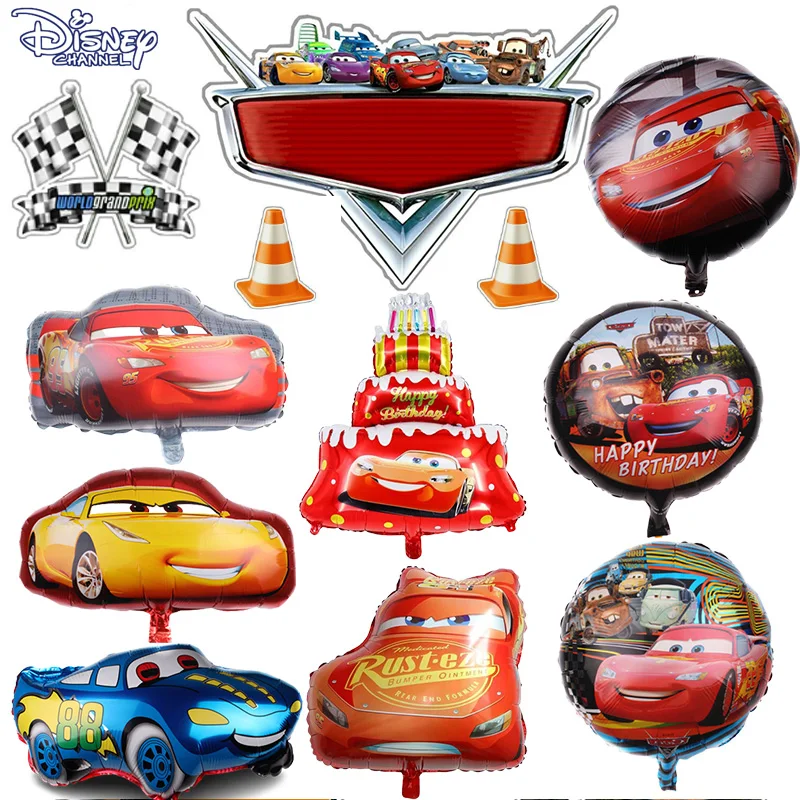 Nový balón McQueen Car Fil Balón Disney Birthday Party Dekorácie Kids uprednostňuje hračky pre bábätko Balón Domovod DECON RACING AUST GLOBOS