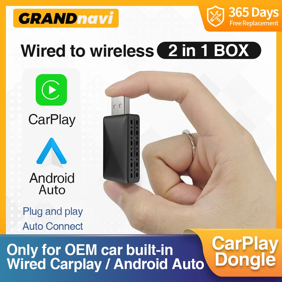 Nový bezdrôtový CarPlay Android Auto Adapter USB Dongle Smart Mini Box Plug a Hrajte Universal pre VW Toyota Nissan Honda Ford Benz