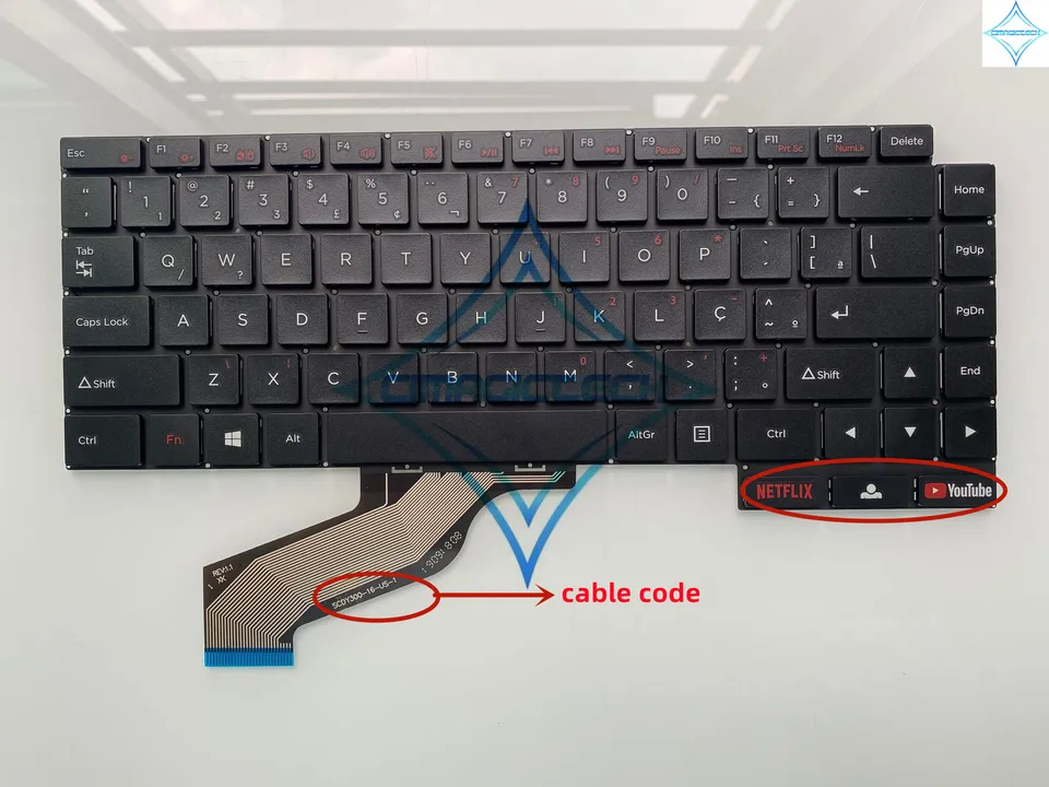 NOVÝ BRAZILIAN PRE POSITIVO MOWEL PLUS Q464B Q232B ZR3630 SCDY300 SCDY300-16-US-1 SCDY300-16-2 XK Portugalská klávesnica Teclado Teclado