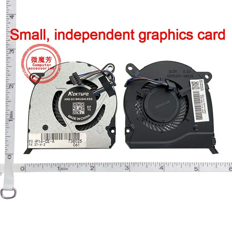 Nový chladiaci ventilátor CPU pre HP Pavilion 14-CE Series TPN-Q207 14-CE3025 14-CE1004 1006