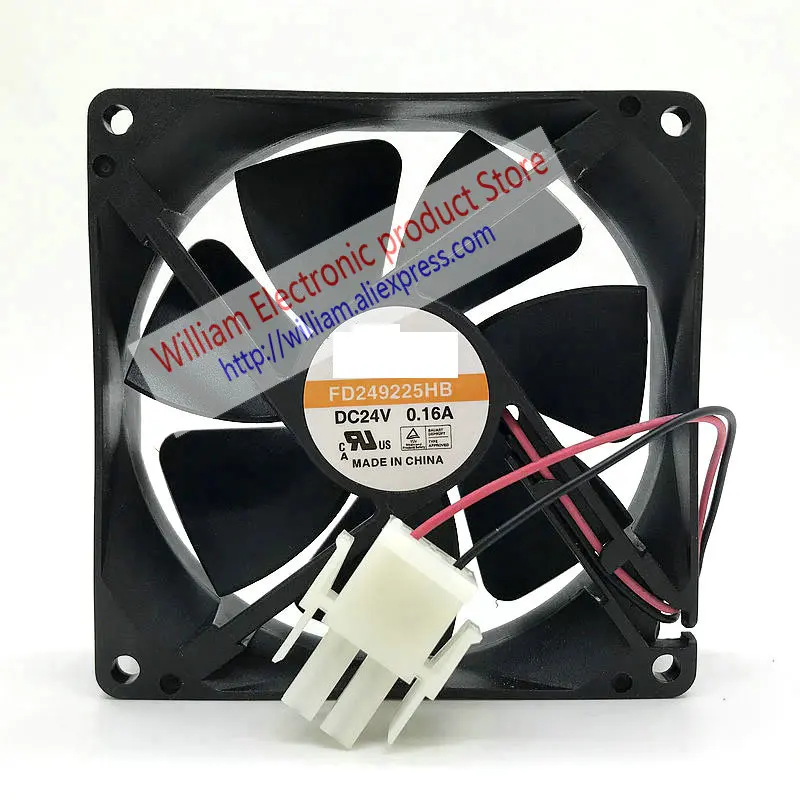 Nový chladiaci ventilátor pre menič FD249225HB DC24V 0,16A 2LINES 92*92*25 mm