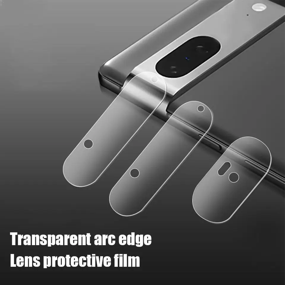 Nový chránič šošoviek s vysokou úrovňou 3D fotoaparátu pre Google Pixel 8 Pro zadná kamera Templeted Glass Glass Film pre Pixel 8/8Pro Len Film