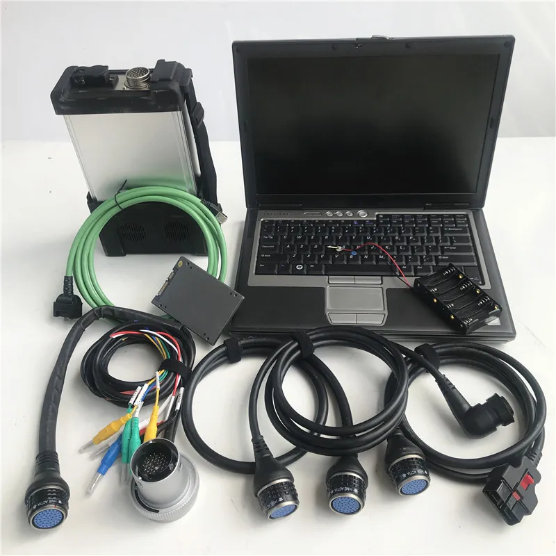 Nový diagnostický nástroj MB Star C5 Sd Connect C5 pre MB Softvér 2024.12 V/X/DSA/DTS v D630 90% nového notebooku