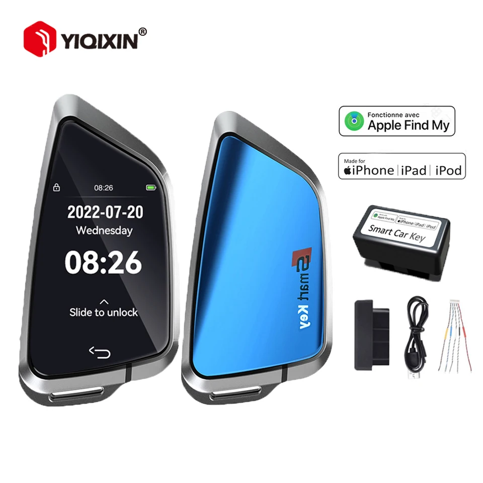 Nový diaľkový kľúč pre BMW Benz Audi Mazda Lexus Nissan Peugeot Renault Land Rover Toyota Volvo CF588 Universal Smart LCD Screen Key