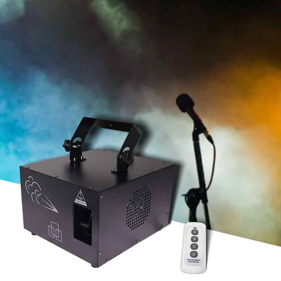 Nový DMX s diaľkovým ovládaním 1600W FOG STRANE DYME SMEACH Hladka Hazer Equipment pre DJ Bar Party Wedding Show Effect Effect